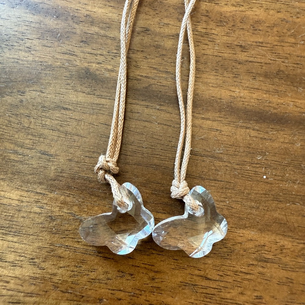 Swarovski Clear Small Crystal Butterfly Necklace